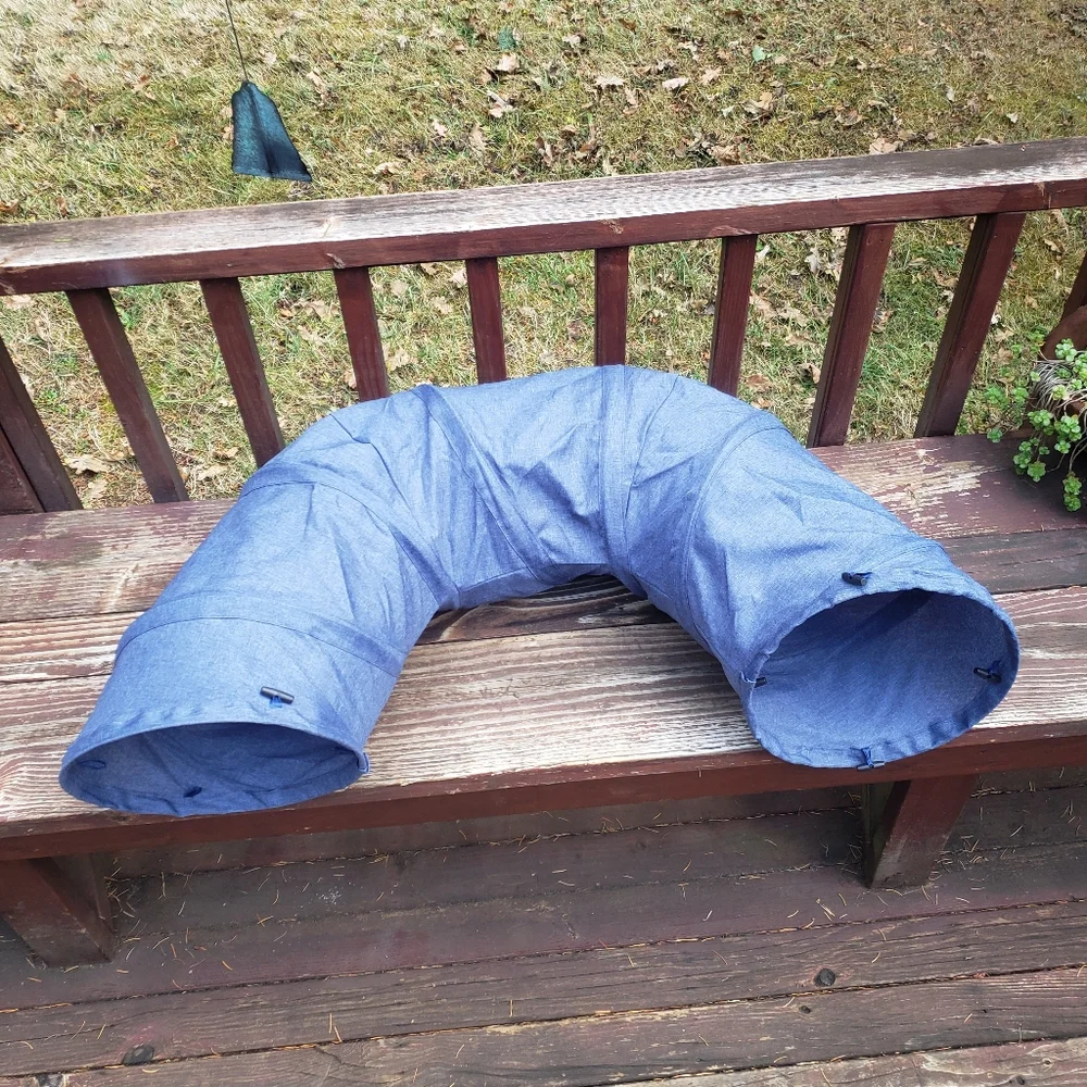 Catit Vesper Kitten or Cat Play Tunnel - Blue